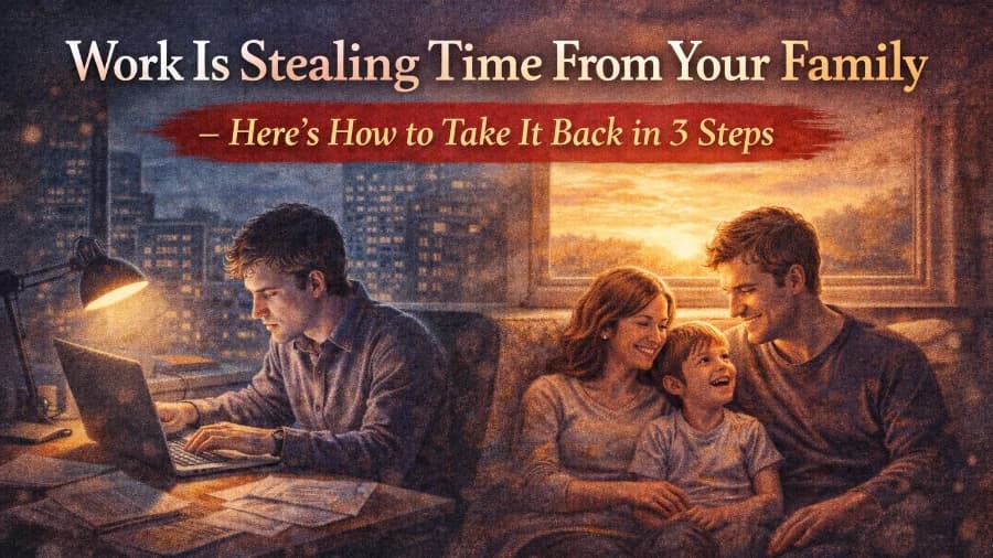 Work Is Stealing Time From Your Family — Here’s How to Take It Back in 3 Steps