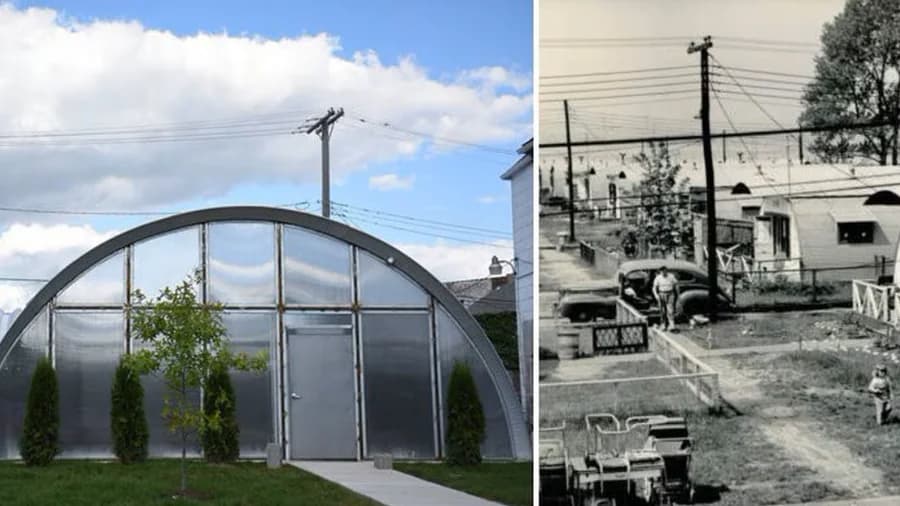 Affordable metal quonset hut housing